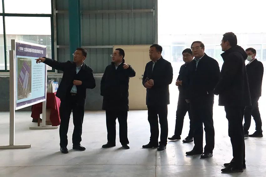 濟(jì)寧市委常委，市政府副市長(zhǎng)、黨組副書記王宏偉蒞臨天意機(jī)械調(diào)研大宗固廢項(xiàng)目